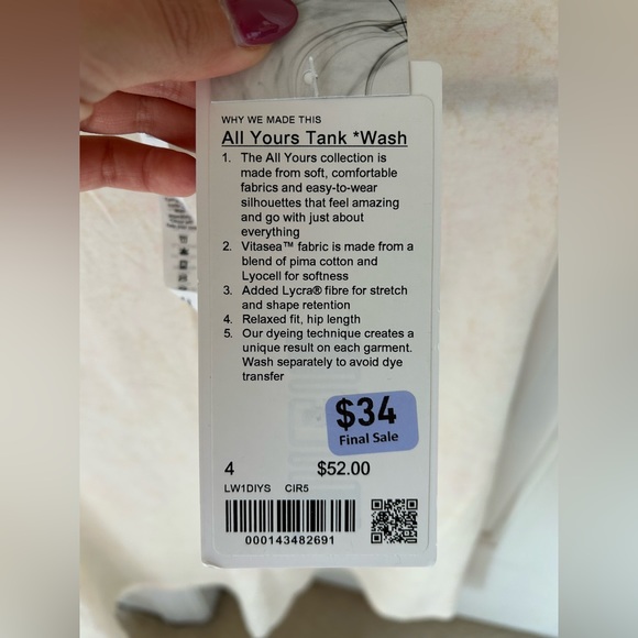 Lululemon All Yours Tank Top - Picture 4 of 4